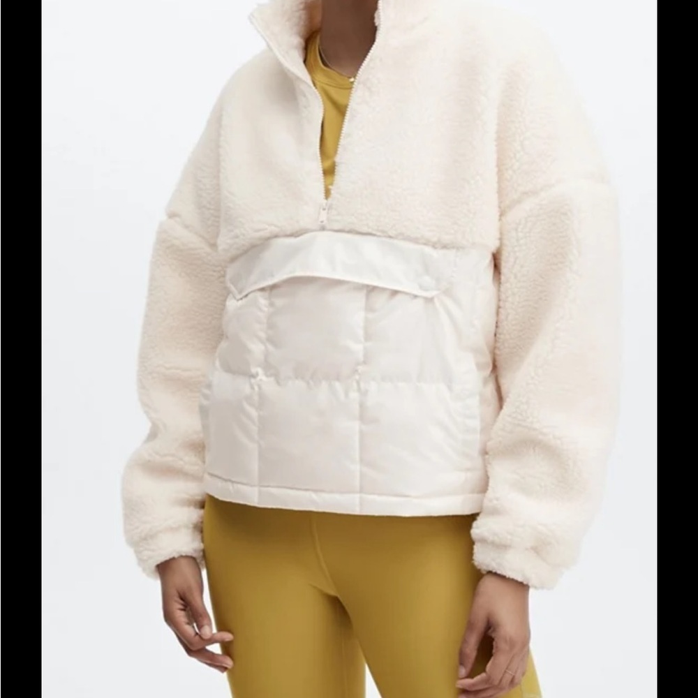 Fabletics Cream Puffer Jacket - image 1